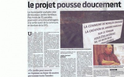 Jardin familiaux : le projet pousse doucement